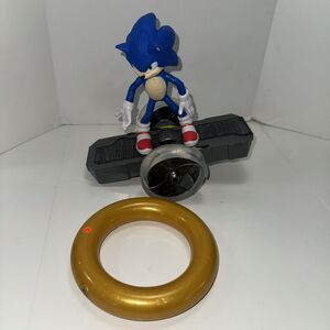 Sonic The Hedgehog Speed RC Skateboard Vehicle Gold Ring Controller WORKS Great
